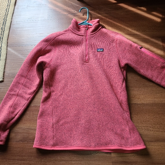 Patagonia pink better sweater 1/4 zip size large - Picture 4 of 7
